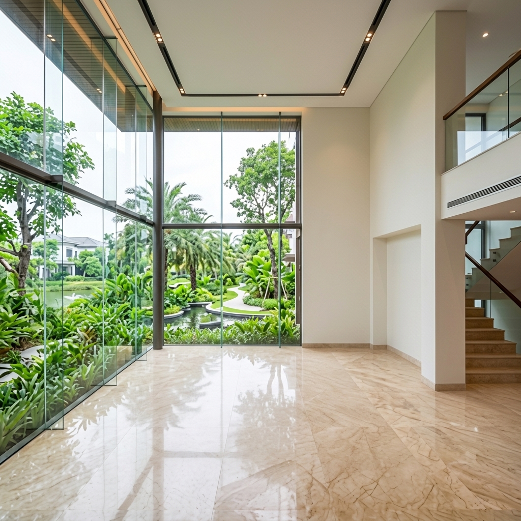 Mặt bằng trước thi công