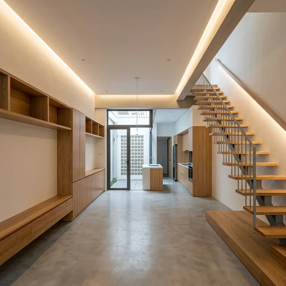 Hiện trạng trước thi công: Nhà phố Geleximco