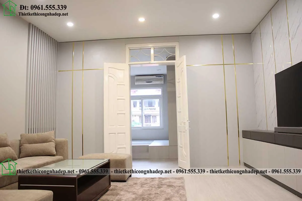 Ảnh thực tế góc rộng khu sinh hoạt trong hồ sơ NDNTPN8